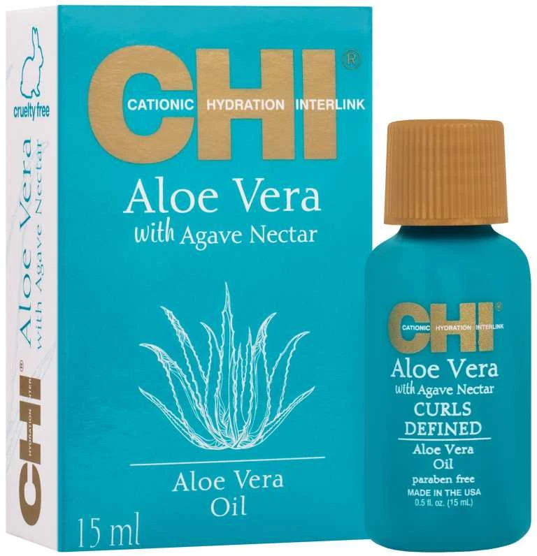 CHI Aloe Vera aliejus 15 ml su pakuote