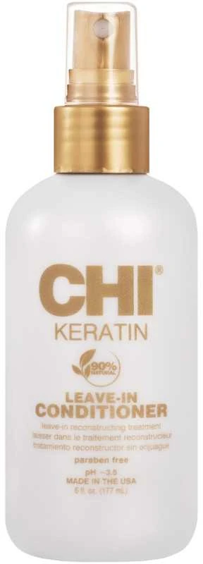 Nenuskalaujamas pažeistų plaukų kondicionierius su keratinu CHI Keratin Leave-in Conditioner 177 ml