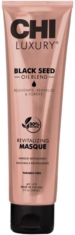 Farouk Systems Kaukė sausiems plaukams CHI Luxury Juodas Seed Oil Revitalizing Masque 148ml