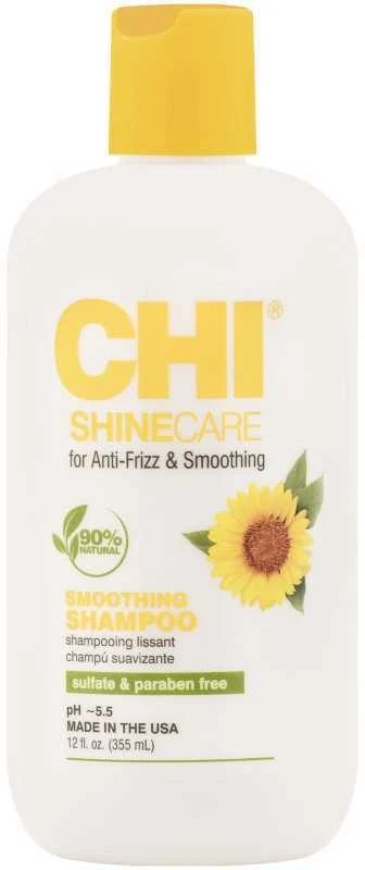 Glotninantis šampūnas CHI Shine Care Smoothing Šampūnas 355ml