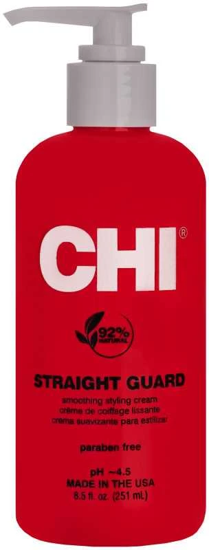 Tiesinamasis kremas plaukams CHI Straight Guard Smoothing Styling Kreminis 251ml