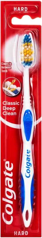 Dantų šepetėlis Colgate Classic Deep Clean, kietas, 1 vnt