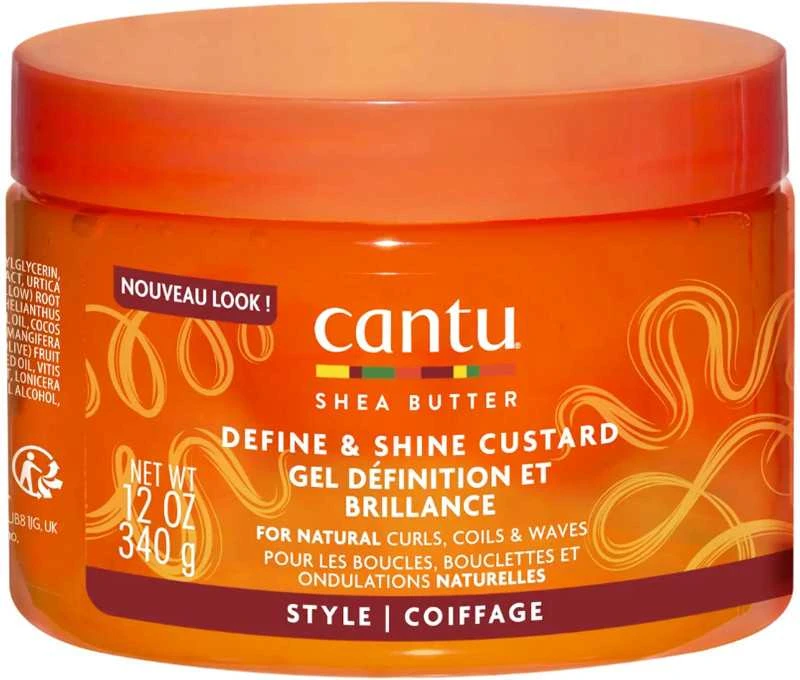 Kremas "Cantu For Natural Hair Define and Shine Custard" 340g