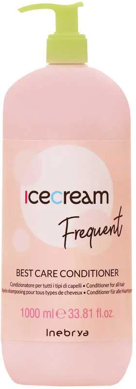 Inebrya Ice Kreminis Frequent Best Care Conditioner kasdienio naudojimo kondicionierius, 1000 ml