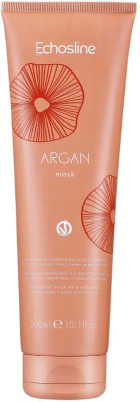 ECHOSLINE Argan Mask maitinanti kaukė plaukams su argano aliejumi, 300 ml