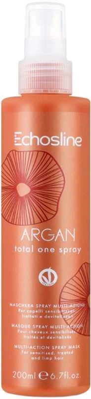 Echosline Argan Total One Multi-Action Purškiklis Mask nenuplaunama daugiafunkcė purškiama kaukė plaukams, 200 ml