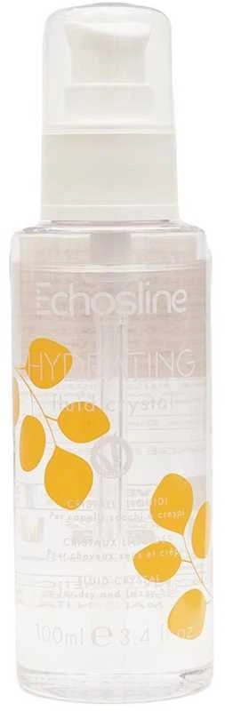 ECHOSLINE Hydrating Fluid Crystal drėkinantis fluidas sausiems plaukams, 100 ml