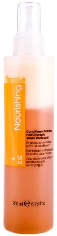 Fanola maitininantis Bi-Phase Leave-In Conditioner Leave-in Hair Care plaukų kondicionierius, 200 ml