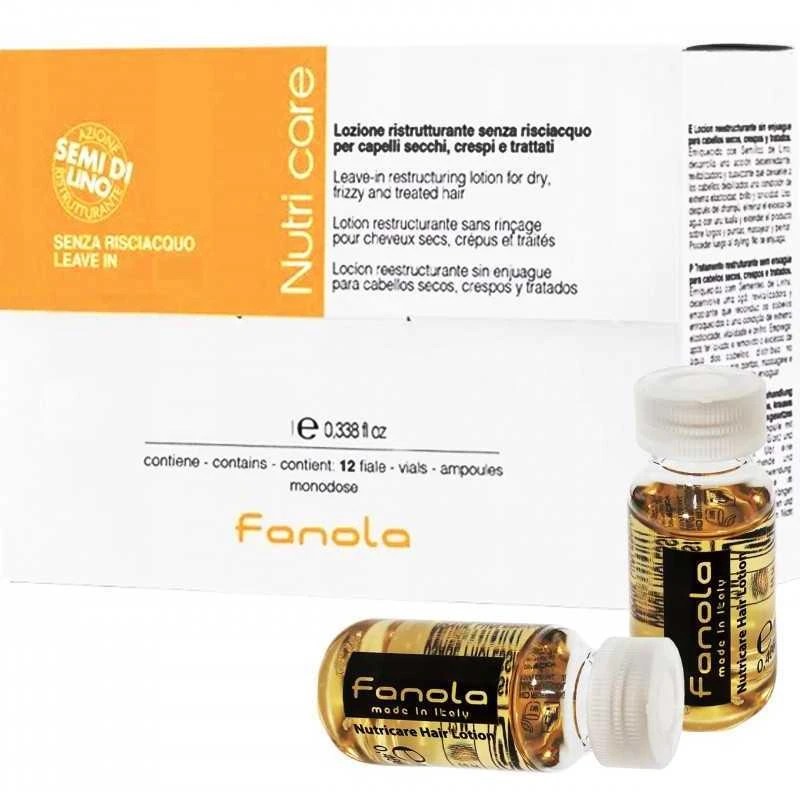 Fanola maitininantis Leave-In Lotion Hair Serum moterims, 12 ml