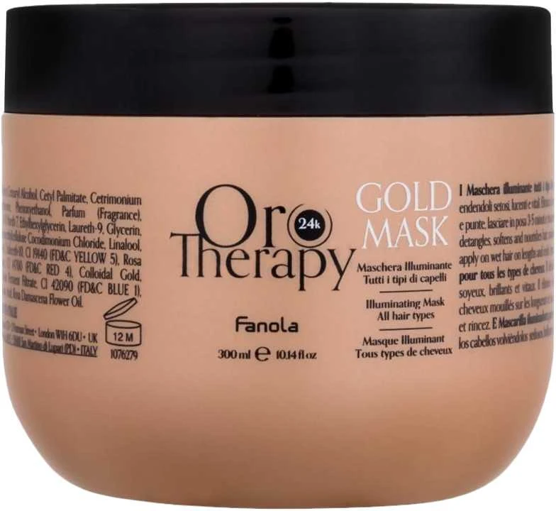 Fanola Oro Therapy 24K aukso kaukė plaukų kaukė