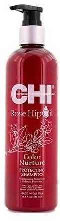 Farouk Systems Dažytų plaukų šampūnas CHI Rose Hip Oil Šampūnas 340ml