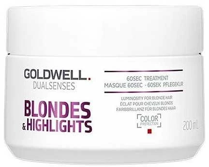 Atkuriamoji plaukų kaukė šviesintiems plaukams Goldwell Blondes &amp; Highlights 60sec Treatment 200ml
