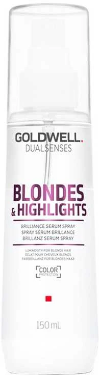 Blizgesio suteikiantis purškiklis Goldwell Blondes&Highlights Brilliance Serum Purškiklis 150ml