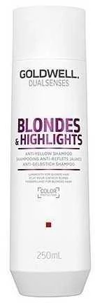 Šviesintų plaukų šampūnas Goldwell Blondes&amp;HighLights Anti-Geltona Šampūnas 250ml