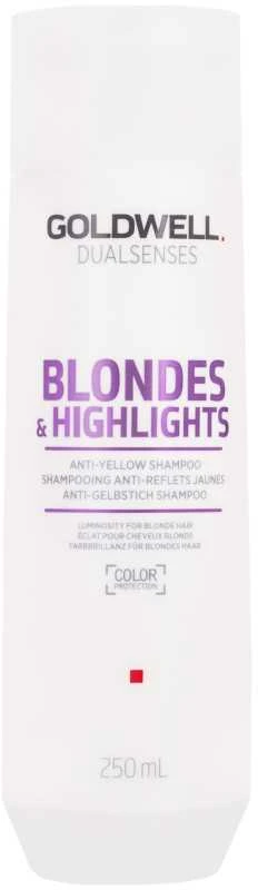 Šviesintų plaukų šampūnas Goldwell Blondes&amp;HighLights Anti-Geltona Šampūnas 250ml