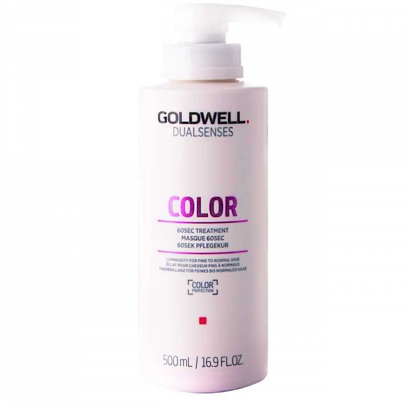 Atkuriamoji kaukė ploniems, normaliems dažytiems plaukams Goldwell Color 60sec Treatment 500ml