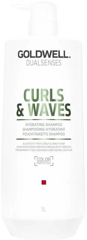 Drėkinantis garbanotų plaukų šampūnas Goldwell Curls &amp; Waves Hydrating Šampūnas 1000ml