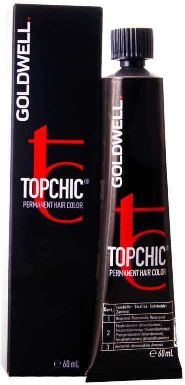 Goldwell Topchic 7RO MAX dažų tūbelė ir dėžutė