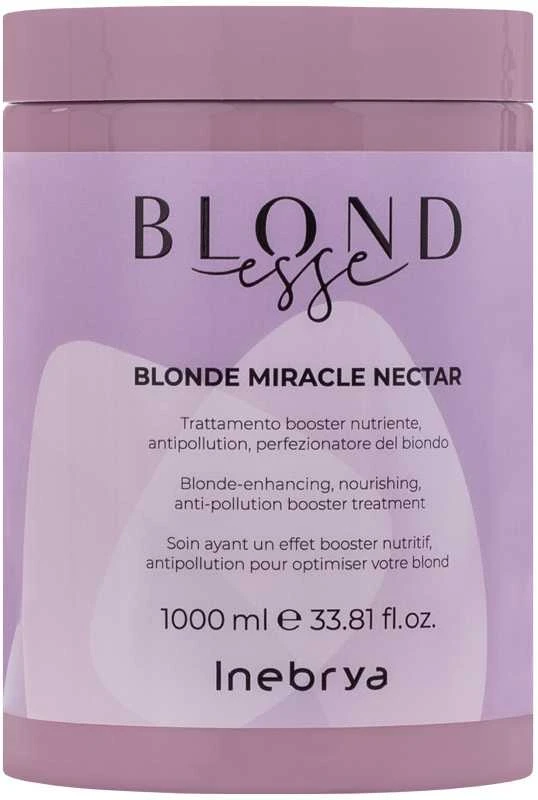 Inebrya Blondesse Skirtas šviesiems plaukams Miracle Nectar Treatment kaukė šviesiems plaukams, 1000 ml