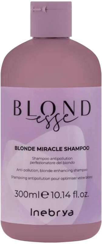 Inebrya BLONDesse Blond Miracle Šampūnas šampūnas šviesiems plaukams, 300 ml