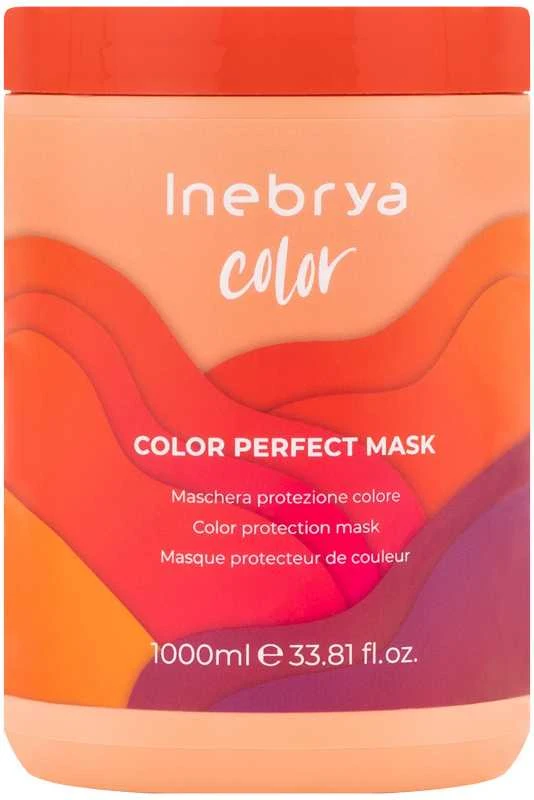 Inebrya Color Perfect Mask spalvą apsauganti kaukė dažytiems plaukams, 1000 ml