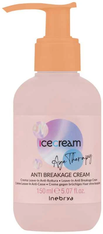 Inebrya Ice Kreminis Age Therapy Anti Breakage Kreminis nenuplaunamas kremas nuo plaukų lūžinėjimo, 150 ml