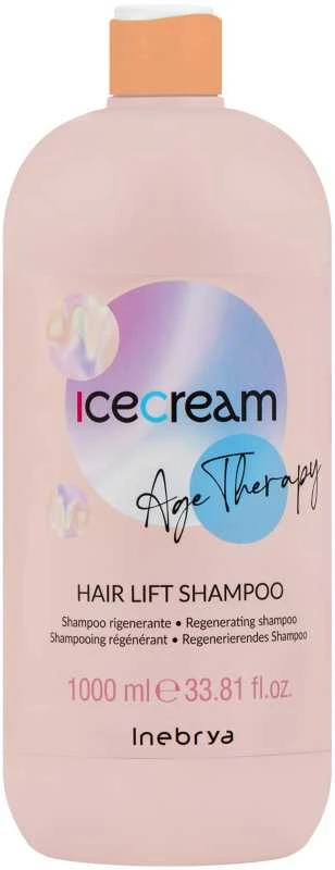 Inebrya Ice Kreminis Age Therapy Hair Lift Šampūnas šampūnas brandiems plaukams, 1000 ml