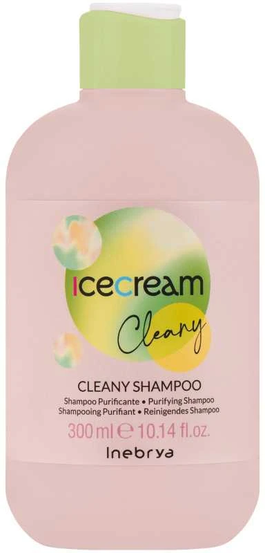 Inebrya Ice Kreminis Cleany Šampūnas plaukų šampūnas nuo pleiskanų, 300 ml