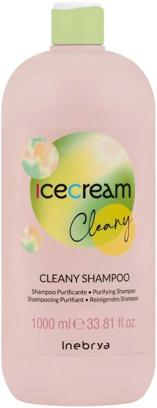 Inebrya Ice Kreminis Cleany Šampūnas šampūnas nuo pleiskanų, 1000 ml