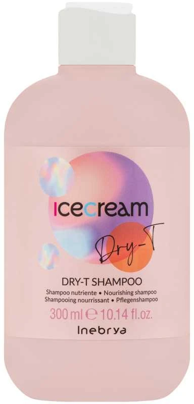 Inebrya Ice Kreminis Dry-T Šampūnas maitinamasis plaukų šampūnas, 300 ml