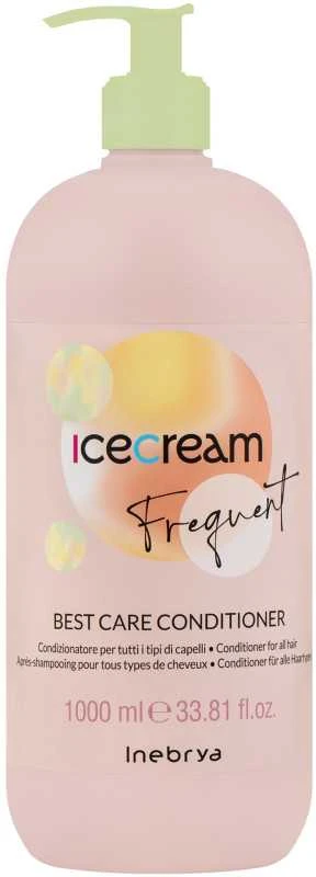 Inebrya Ice Kreminis Frequent Best Care Conditioner kasdienio naudojimo kondicionierius, 1000 ml