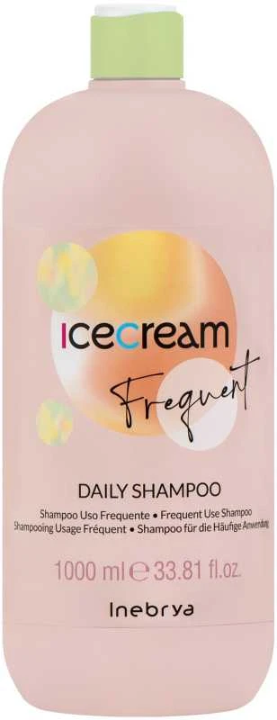Inebrya Ice Kreminis Frequent Daily Šampūnas kasdienio naudojimo šampūnas, 1000 ml