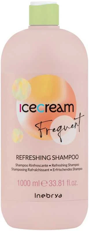 Inebrya Ice Kreminis Frequent Refreshing Šampūnas gaivinantis šampūnas, 1000 ml
