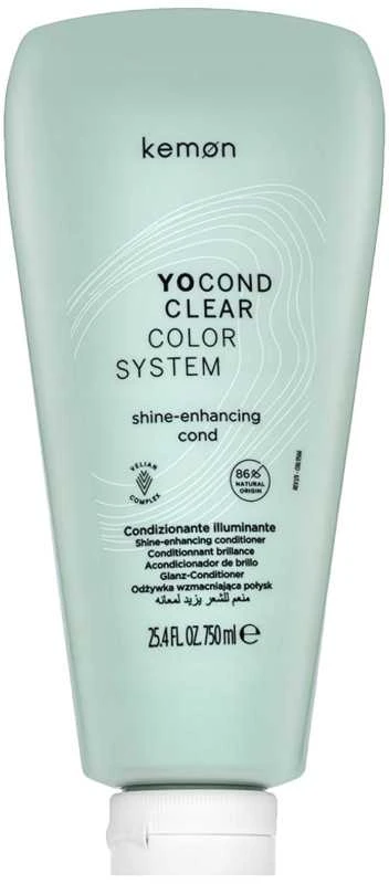 Kemon Yo Cond Color System blizgesį suteikiantis skaidrus kondicionierius, 750 ml