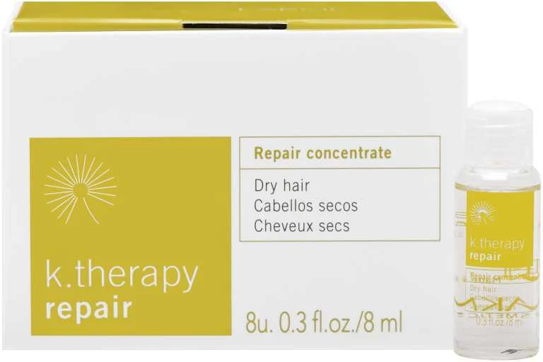 Intensyvaus poveikio koncentratas Lakme K.Therapy Repair giliai maitina ir drėkina plaukus 8 ml 1/8