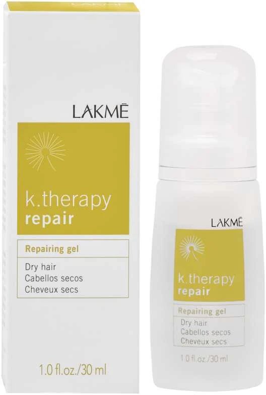 Atstatomasis gelis Lakme K.Therapy Repair Gel sausiems plaukams, 30 ml