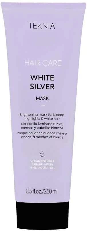 Geltoną atspalvį neutralizuojanti kaukė plaukams Lakme Teknia Baltas Sidabrinis Mask, 250 ml