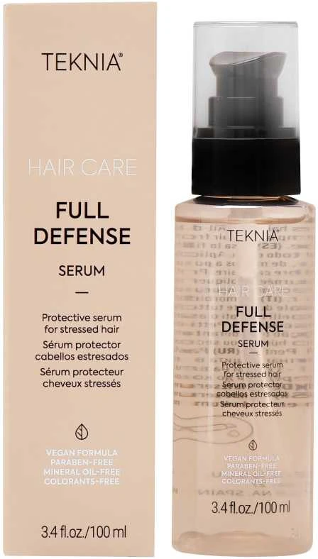 Apsauginis serumas plaukams Lakme Teknia Full Defense Serum, žalingo aplinkos poveikio paveiktiems plaukams, 100 ml