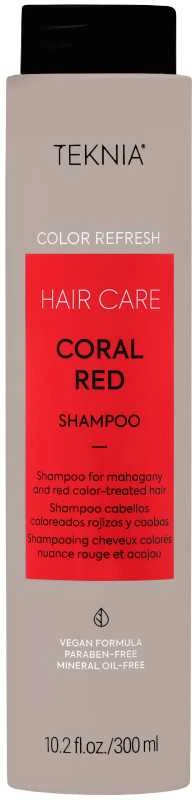 Raudoną spalvą paryškinantis šampūnas Lakme Teknia Coral Raudona Šampūnas, 300 ml