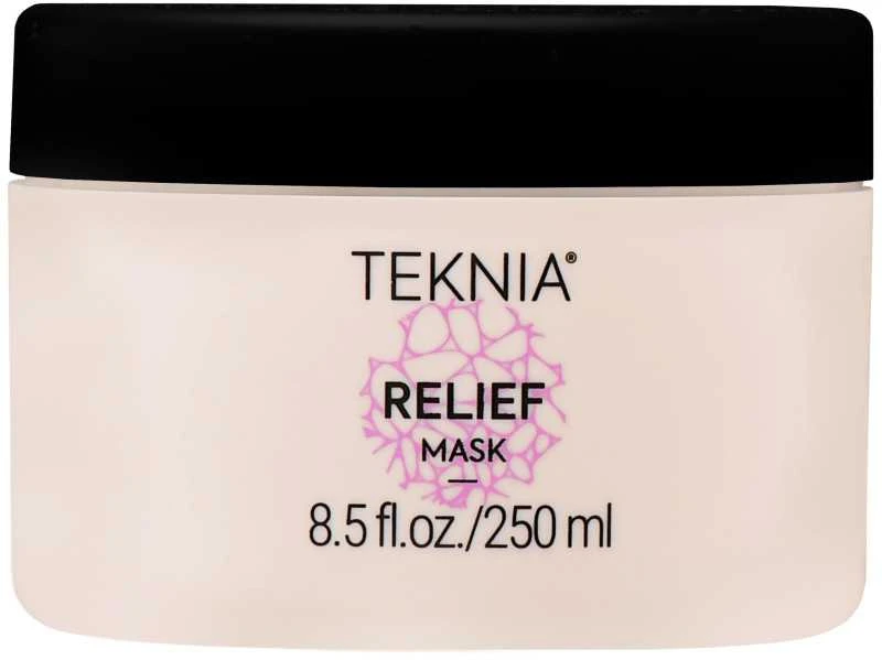 Kaukė plaukams ir galvos odai Lakme Teknia Relief Mask, drėkinanti, raminanti galvos odą, 250 ml