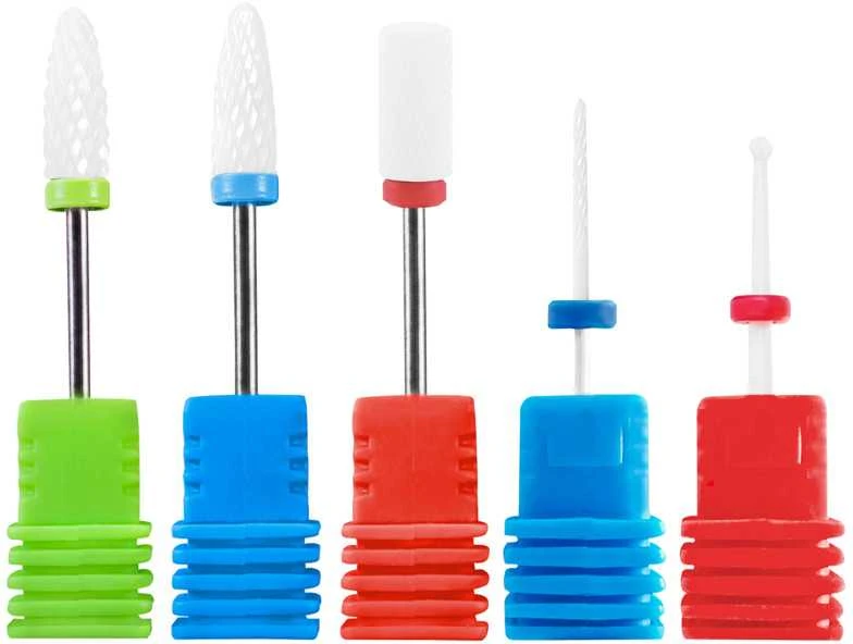 Lewer - Set of Ceramic Drills for Hybrid/Gel, 5 pcs