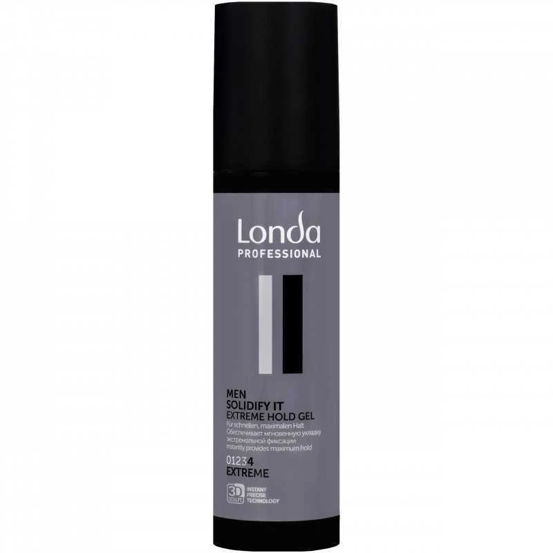 Londa Men Solidify It Extreme Hold Gel itin fiksuojantis plaukų želė vyrams 100ml