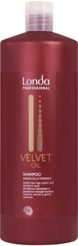Londa Velvet Oil Šampūnas maitinamasis plaukų šampūnas su argano aliejumi 1000ml