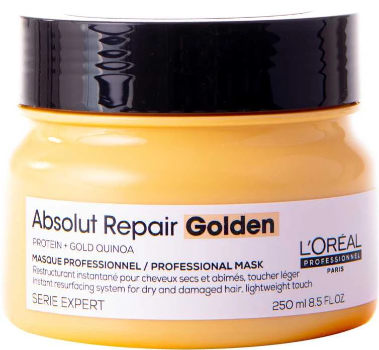 Auksinė plaukus atkurianti kaukė L'oreal Professionnel Absolut Repair Golden Mask 250ml