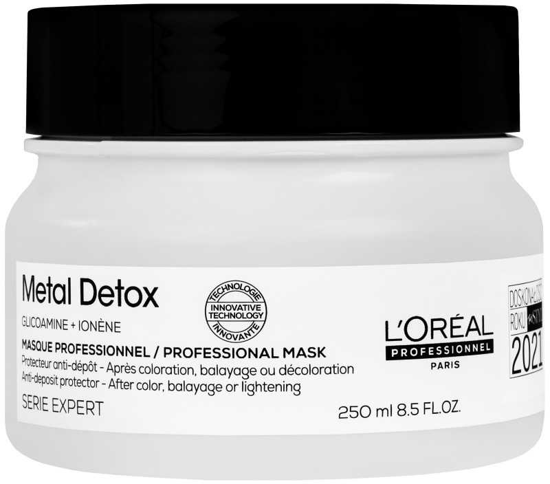 L'OREAL PROFESSIONNEL_Metal Detox Mask apsauganti plaukų kaukė po dažymo 250ml
