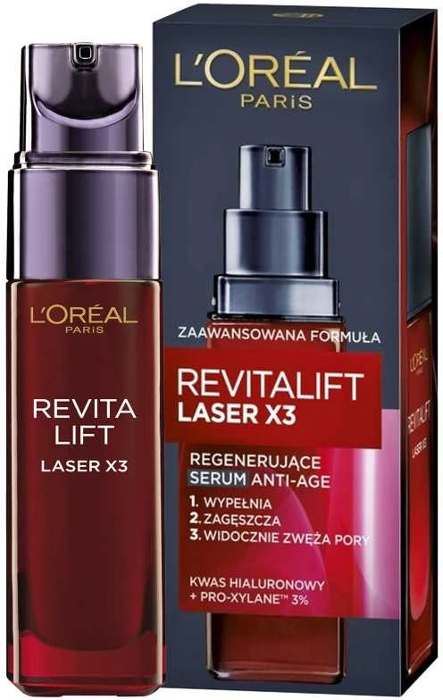 Veido serumas L'oreal REVITALIFT LASER X3 30ml