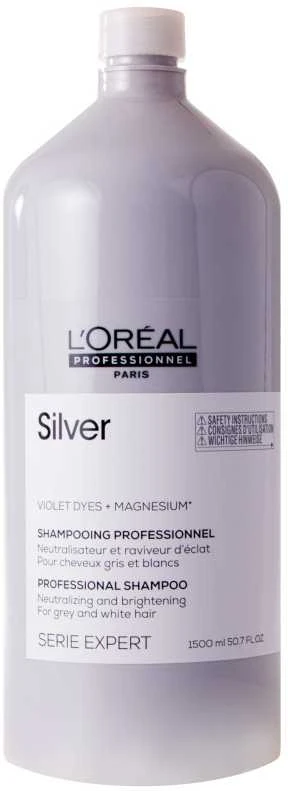 Atspalvį koreguojantis šampūnas L‘oreal Professionnel Sidabrinis Šampūnas 1500ml