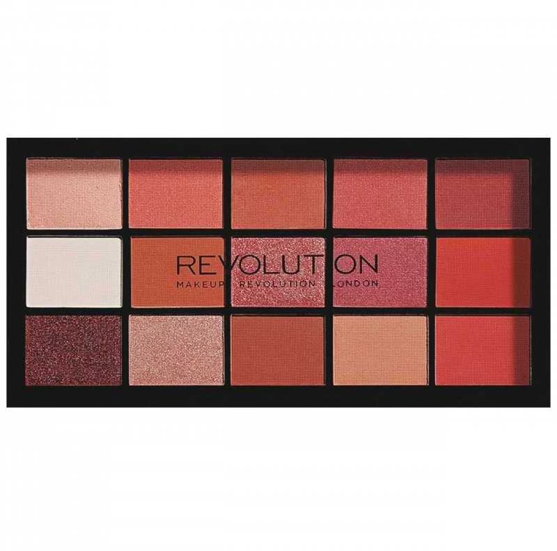 „Makeup Revolution Reloaded Palette“ akių šešėlių paletė „Newtrals“ 15 x 1,1 g