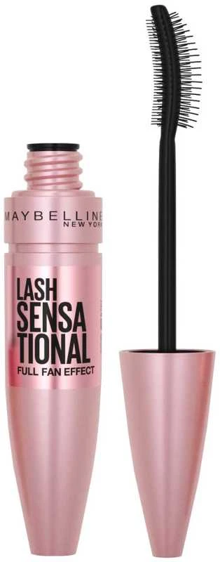 Maybelline Lash Sensational blakstienų tušas su elastomeriniu dvipusiu lenktu šepetėliu