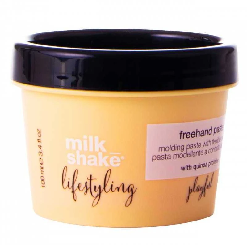 Lanksčios fiksacijos pasta plaukams Milk Shake Lifestyling Playful Freehand Paste 100ml